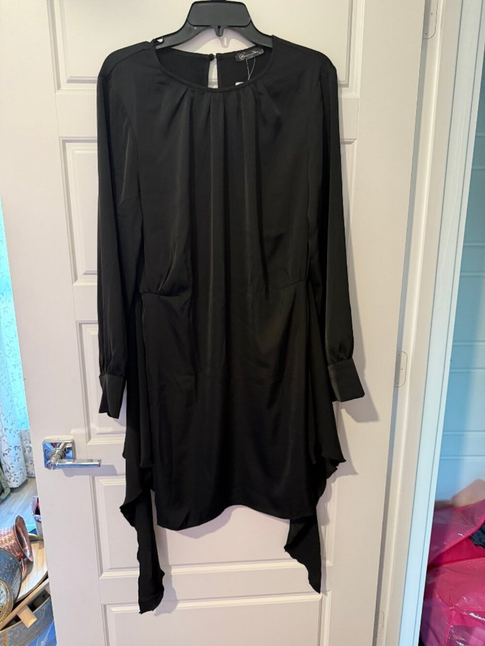 PrettyGarden Black Long Sleeve Dress Size L
